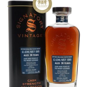 Glenlivet 1981 36 Year Old Sherry Finish