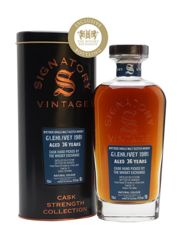 Glenlivet 1981 36 Year Old Sherry Finish